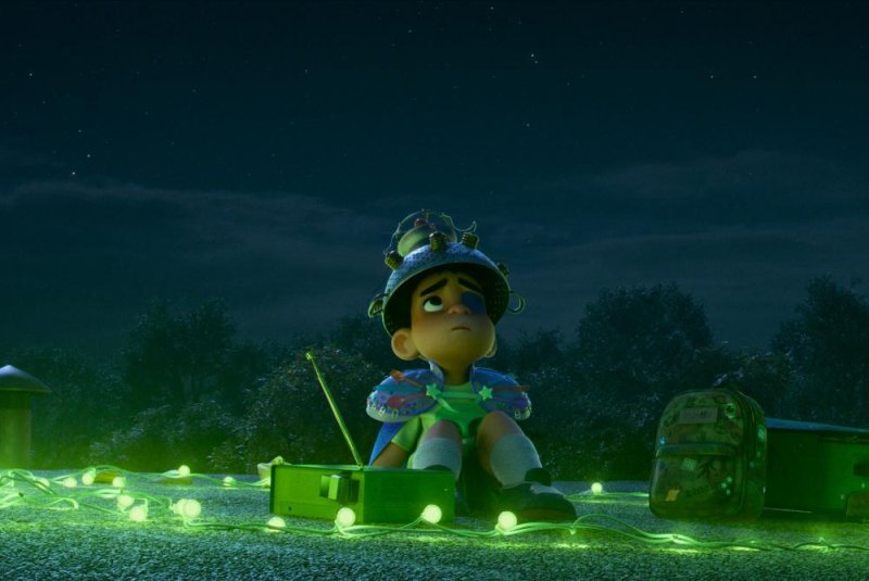 Elio waits for aliens to arrive. Photo courtesy of Disney